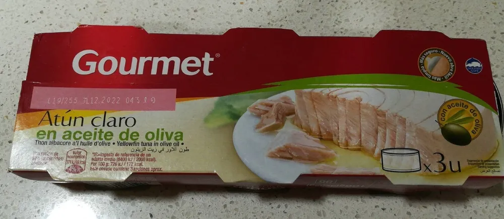 Atún claro en aceite de oliva