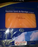 Salmón ahumado noruego