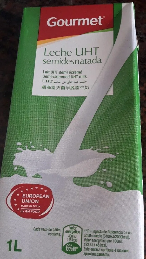 Leche uth semidesnatada