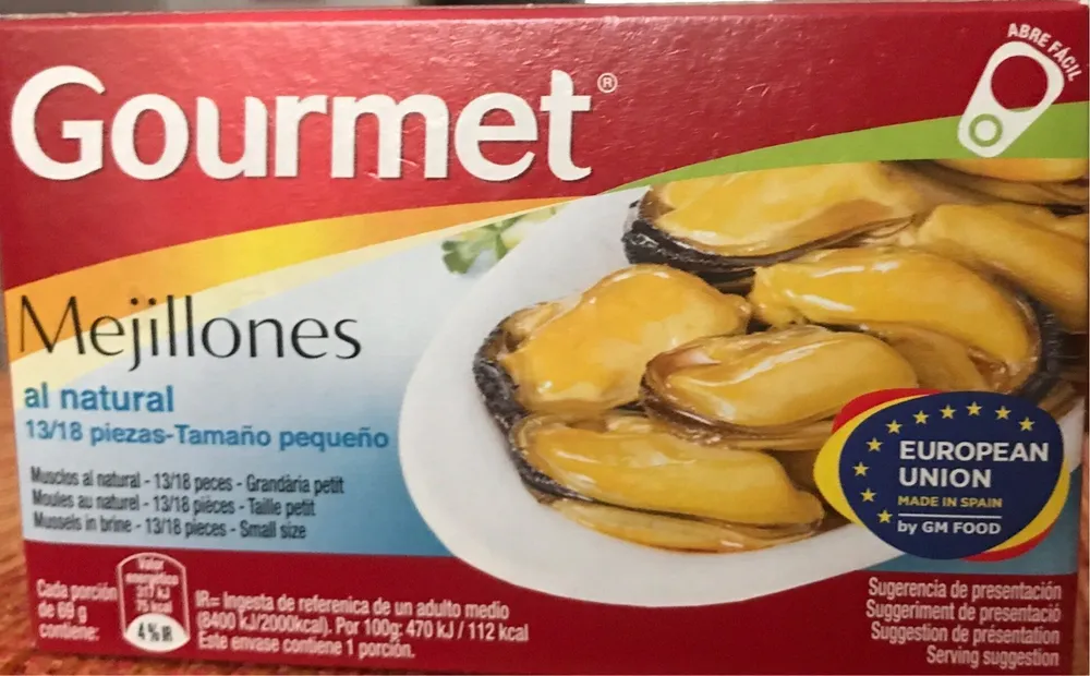 Mejillones al natural