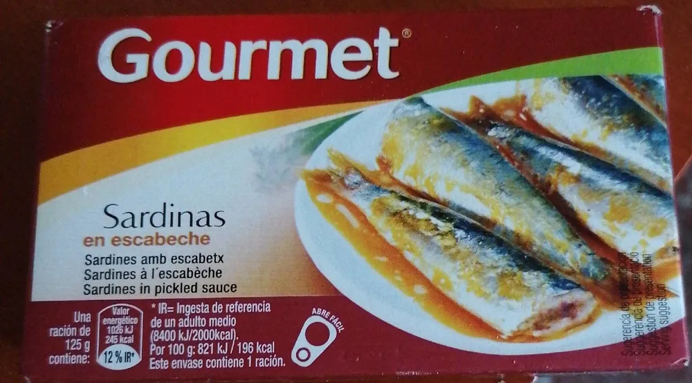 Sardinas en escabeche