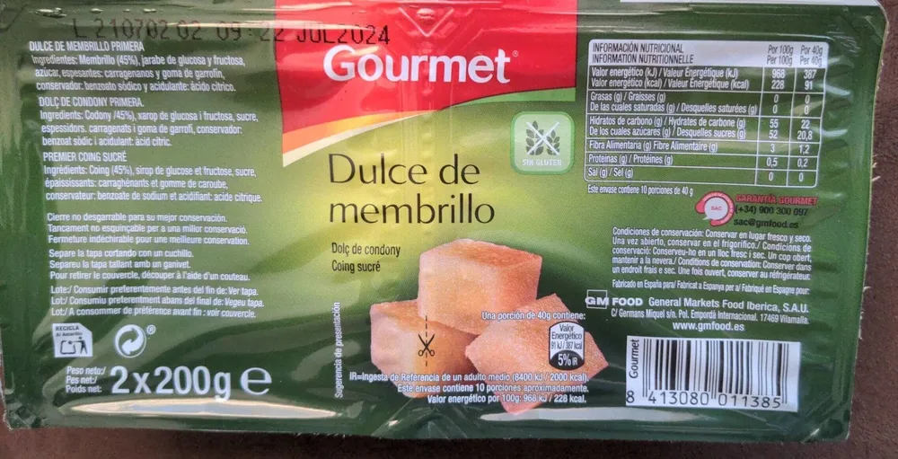 Dulce de membrillo