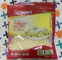 Queso rallado en hilo