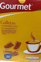 Galletas caramelizadas rectangulares