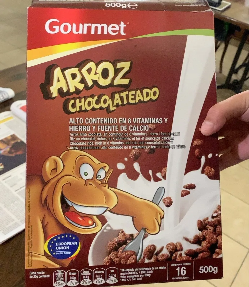 Arroz chocolateado