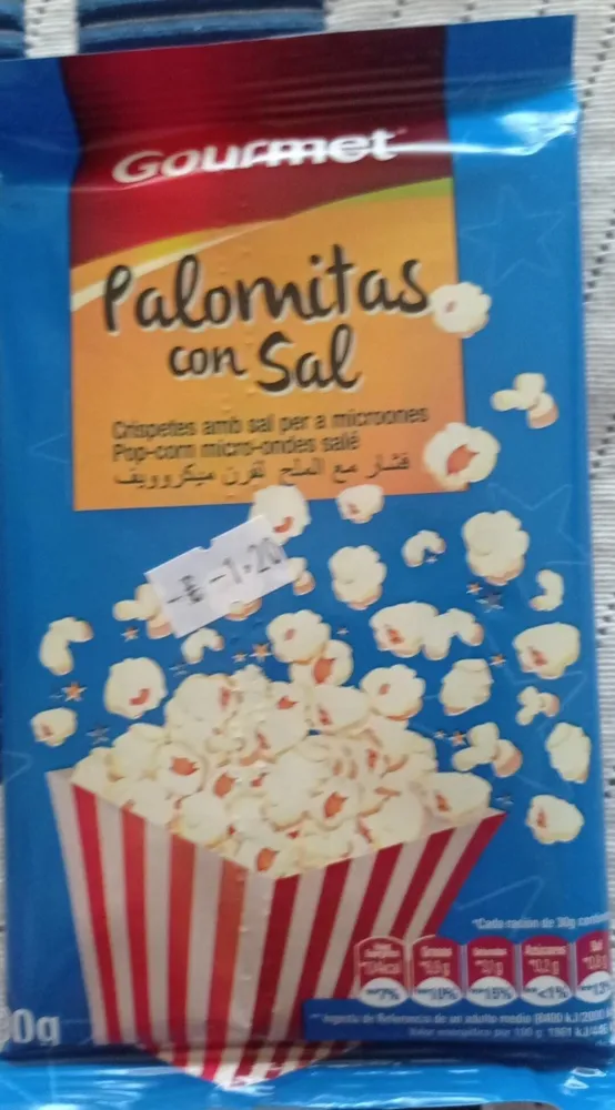Palomitas con sal