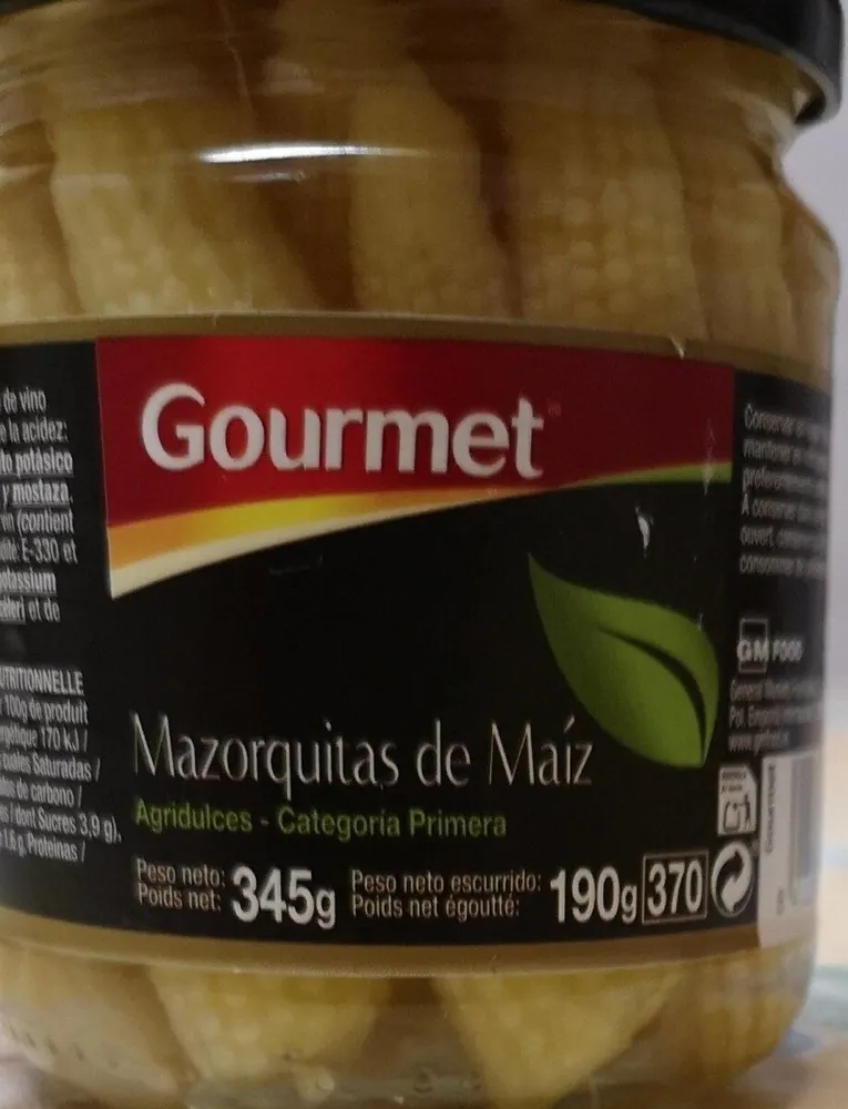 Mazorquitas de maíz