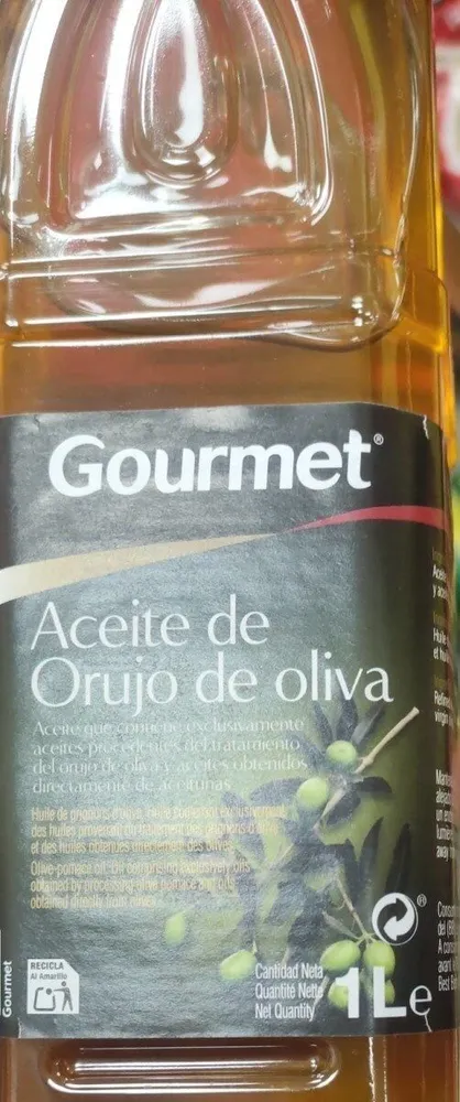 Aceite de orujo de oliva