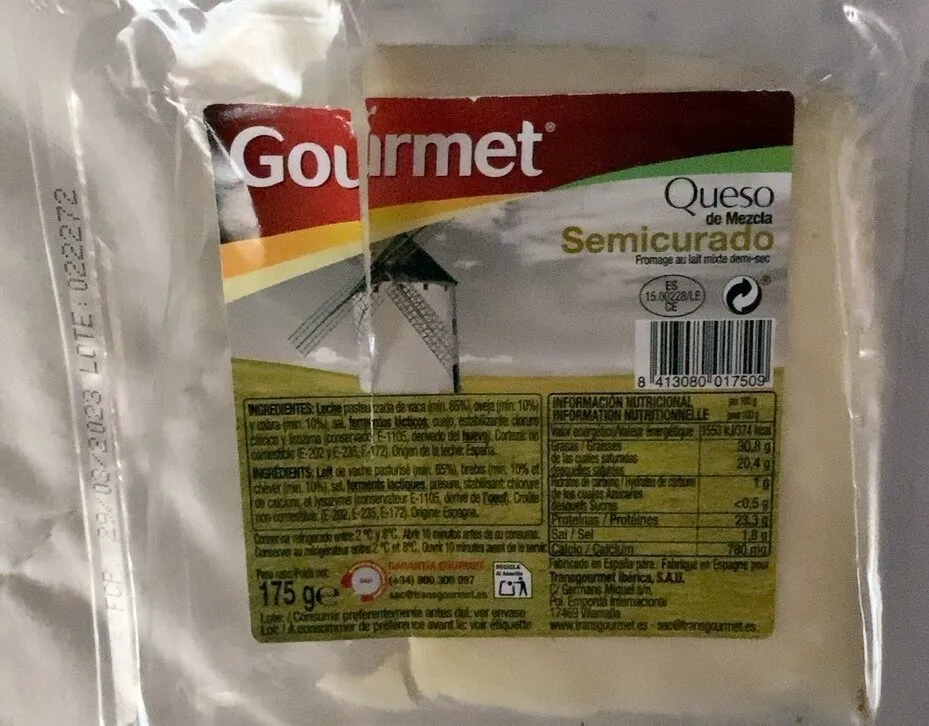 Queso de Mezcla Semicurado