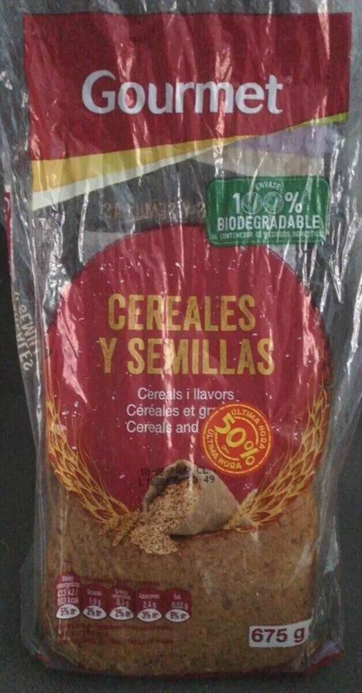 Pan de molde Ceresles y Semillas