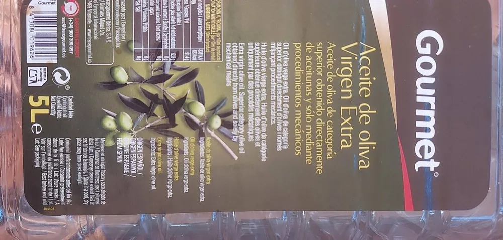 Aceite de oliva Virgen Extra