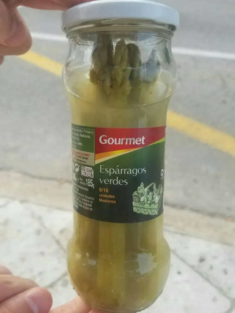 Esparragos Verdes 9 / 16 Piezas Gourmet 185G