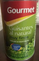 Guisantes al natural