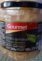 Brotes soja germinados