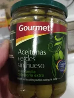 Aceitunas verdes sin hueso