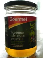 Aceitunas rellenas de pimiento