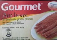 Anchoas en aceite de girasol (filetes)
