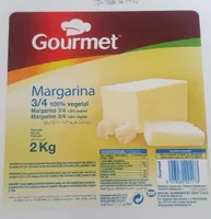 Margarina 3/4 100% vegetal