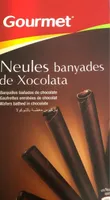 Neules banyades de xocolata