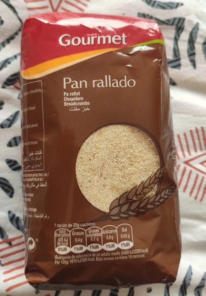 Pan rallado chapelure