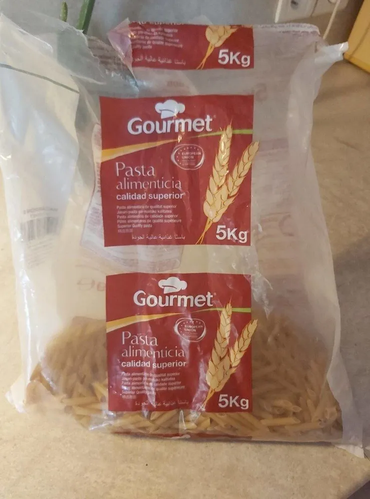 Gourmet Pasta alimenticia calidad superior