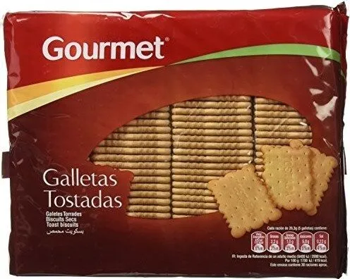 Galleta Gourmet Tostada 800 GRS PACK-4