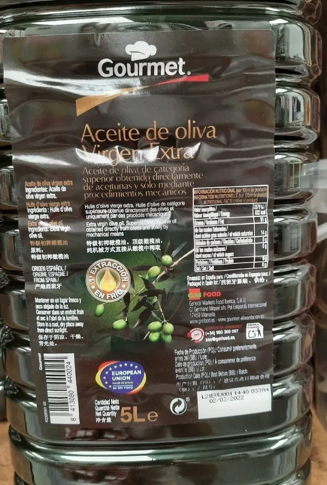 Aceite de oliva virgen extra
