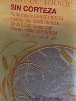 Pan de molde sin corteza