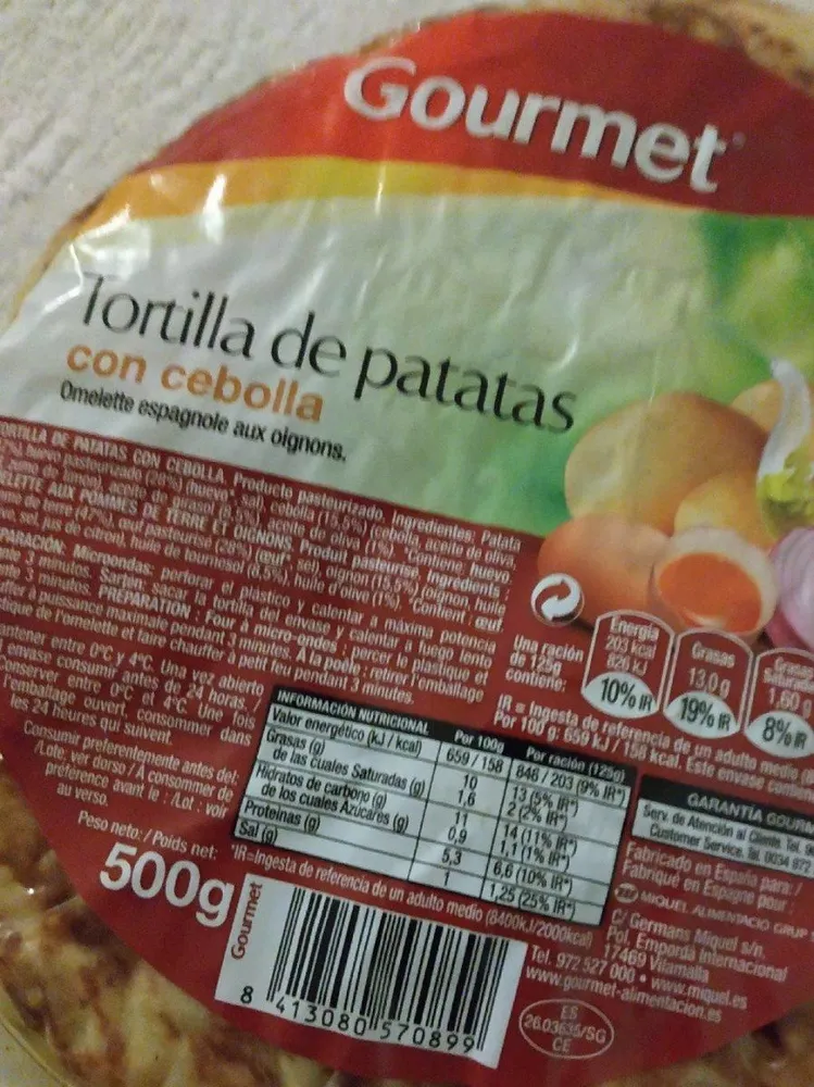 Tortilla de patates