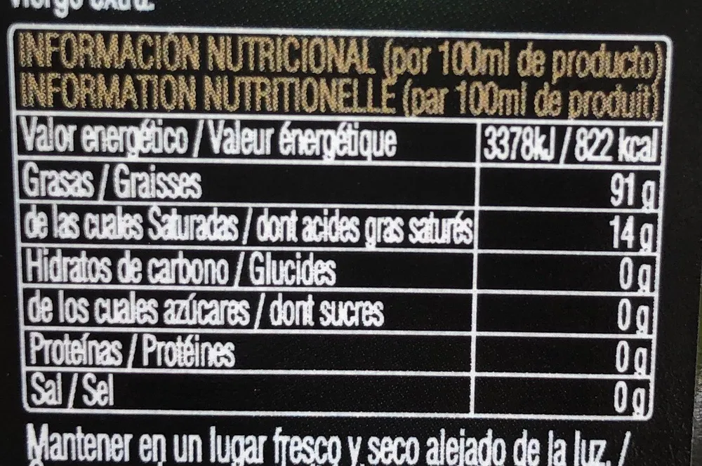 Aceite De Oliva - Virgen Extra