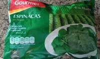 Espinacas en hojas