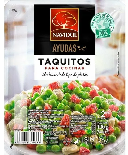 Jamón serrano en taquitos