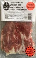 Chiffonnade jambon sec de pyrenees