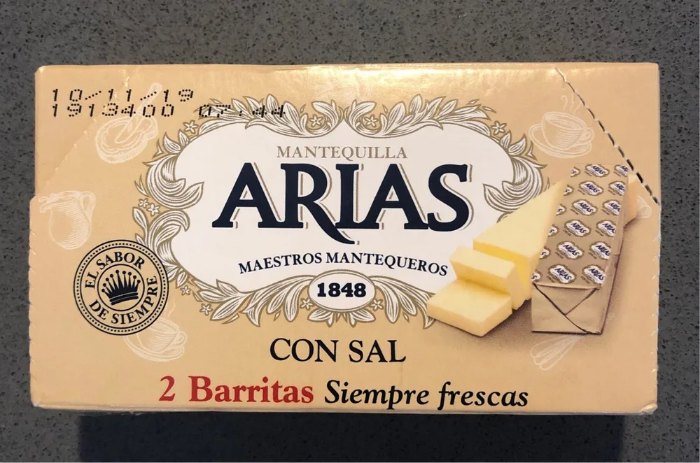 Mantequilla con sal