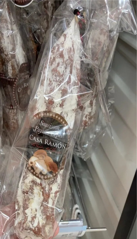 Saucisson paysan cèpes