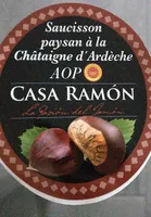 Saucisson paysan à la châtaigne d'Ardèche