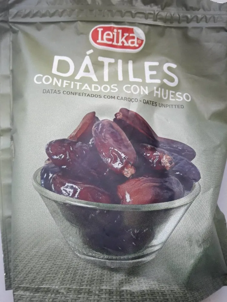 Dátiles confitados con hueso