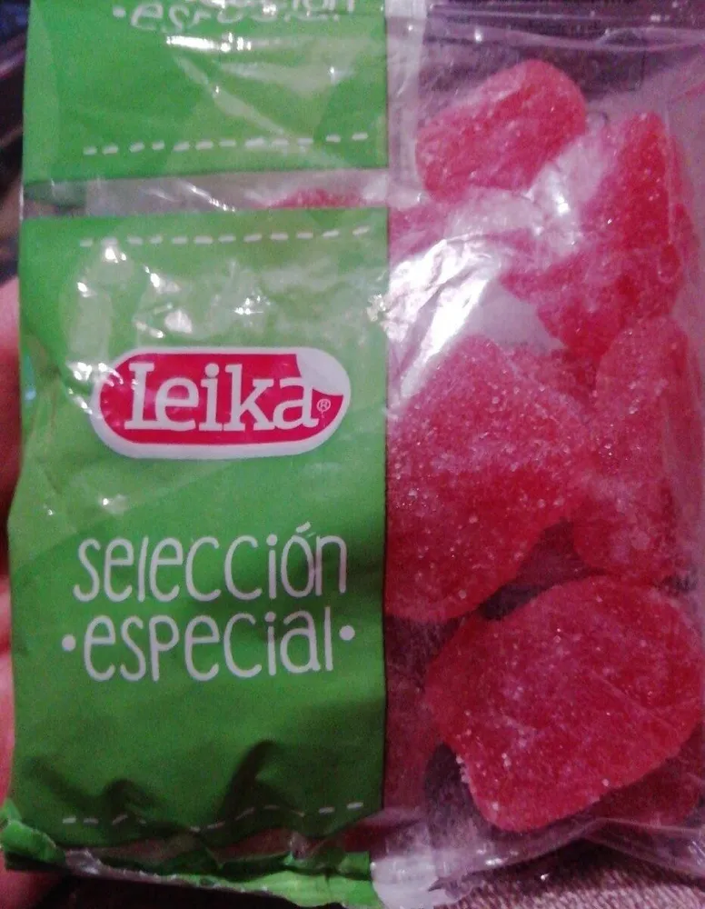 Caramelo goma pectina sabor frambuesa
