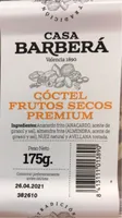 Coctel frutos secos