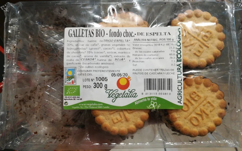 Galletas bio de espelta