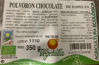 Polvoron de chocolate espelta