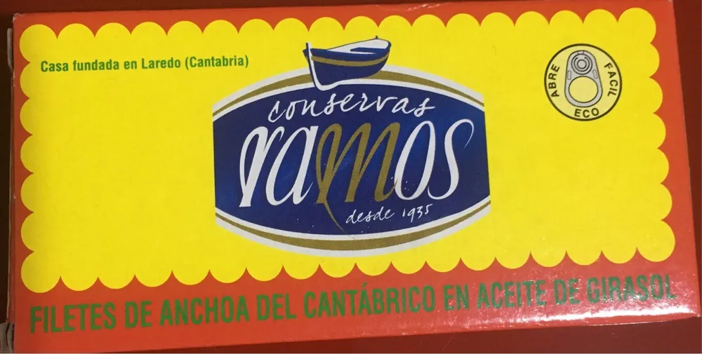Anchoas aceite de girasol