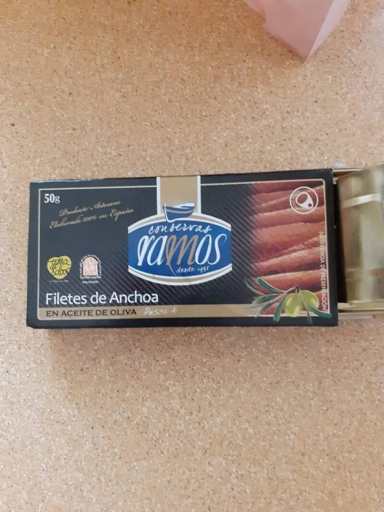 Filetes de Anchoa en aceite de oliva Pesca del Cantábrico