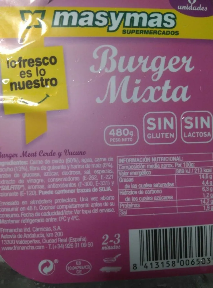 Burger mixta