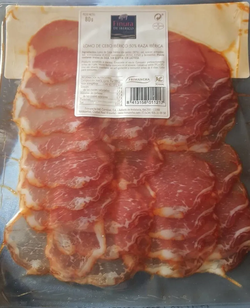 Lomo de cebo ibérico
