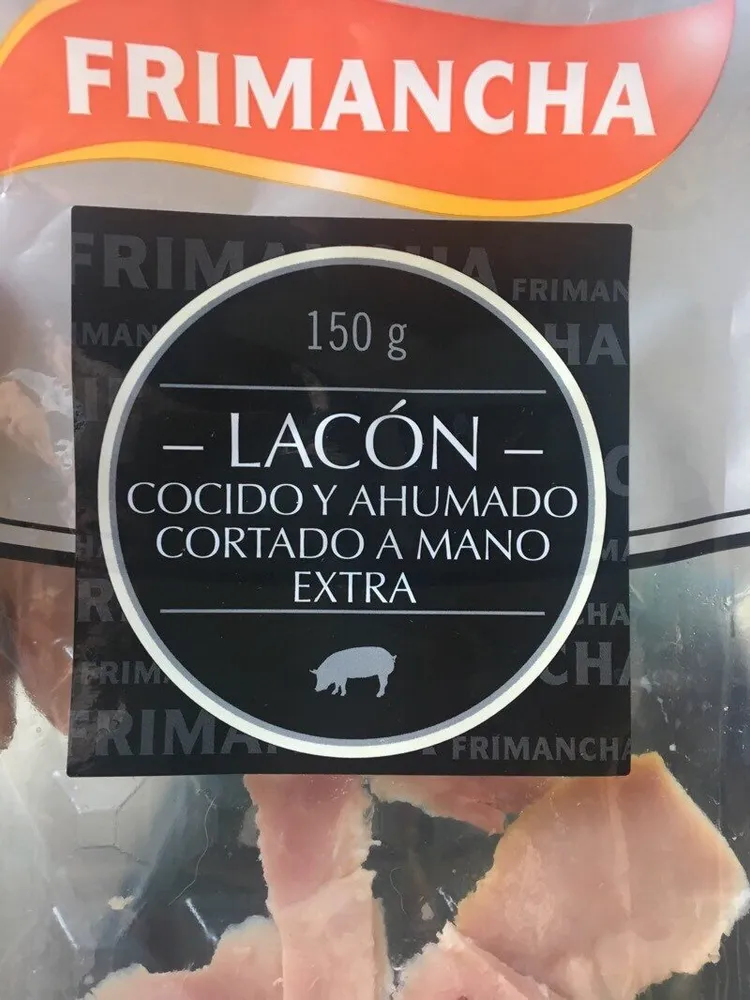 Lacón cocido y ahumado