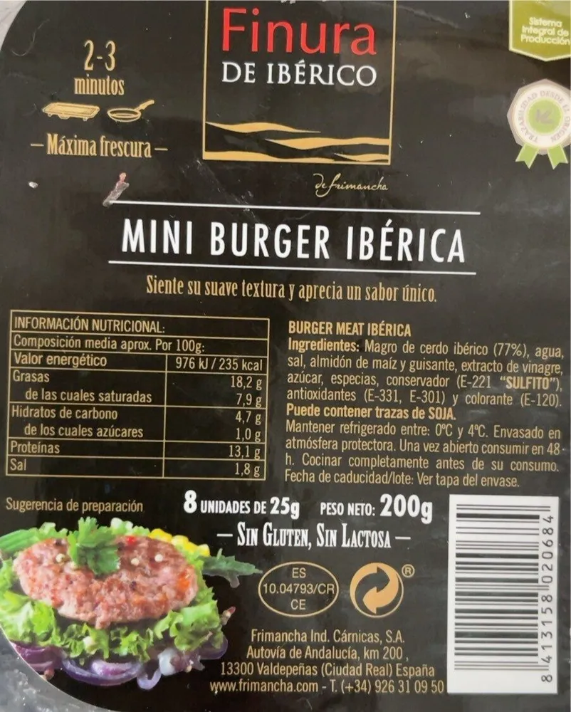 Hamburguesas ibericas