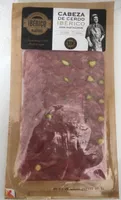 Cabeza de cerdo iberico con pistachos