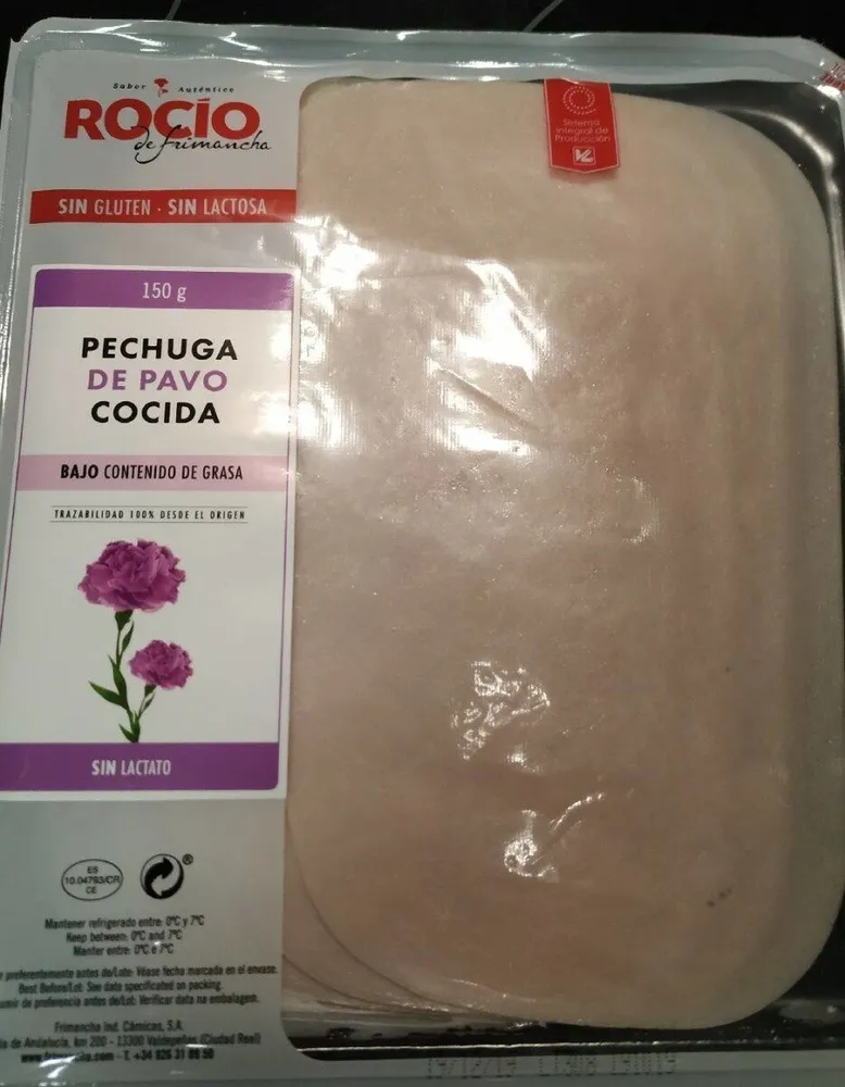 Pechuga de pavo cocida