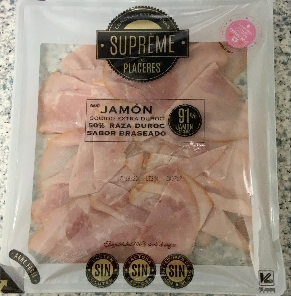 Jamón Cocido Extra Duroc